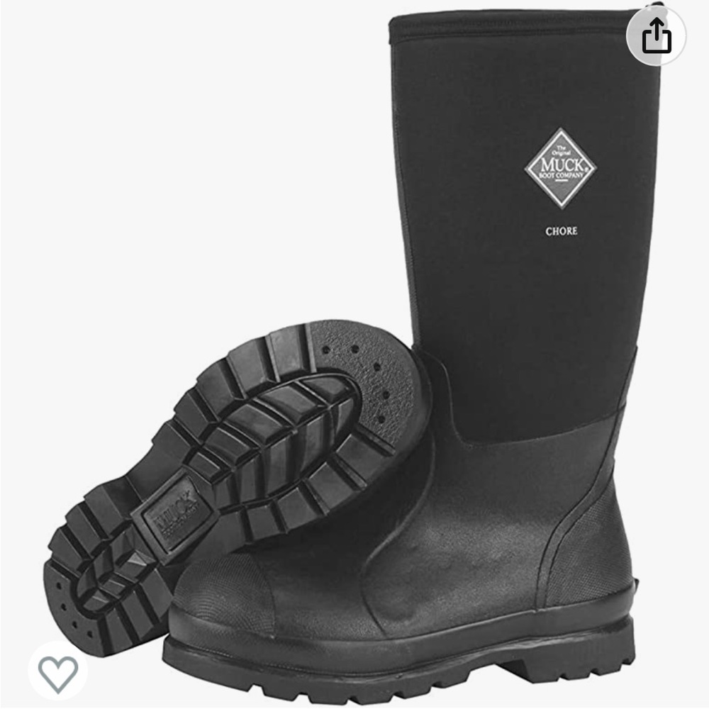 NWT- Muck Boot Men's Chore Classic Rubber Work Boots Hi